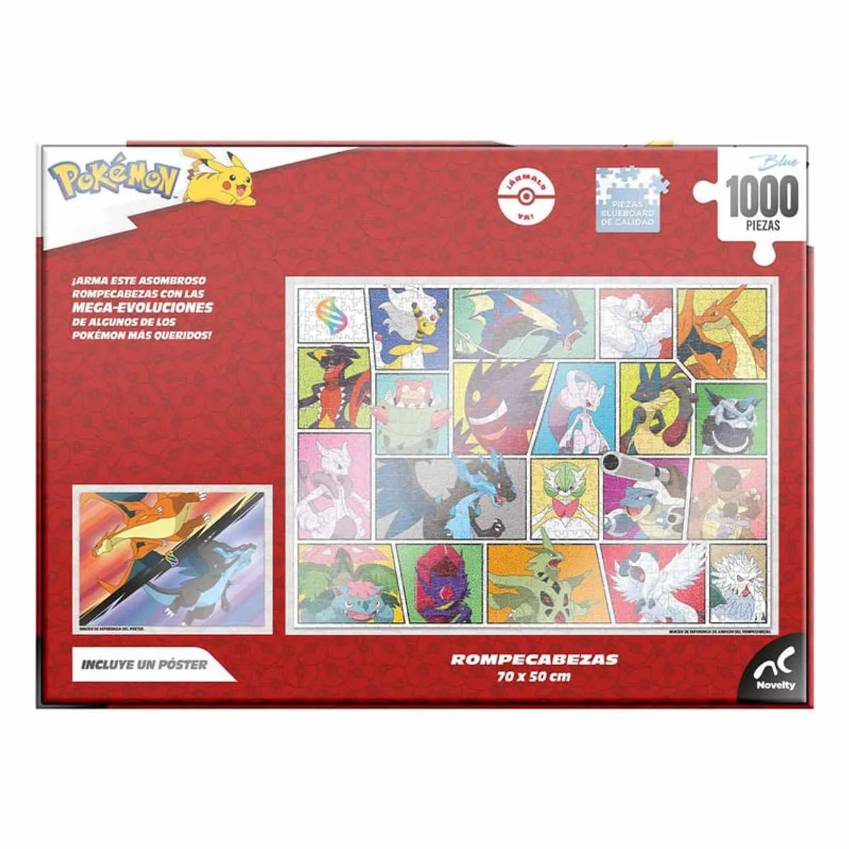 Rompecabezas Premium Pokémon Mega Evoluciones – 1000 Piezas