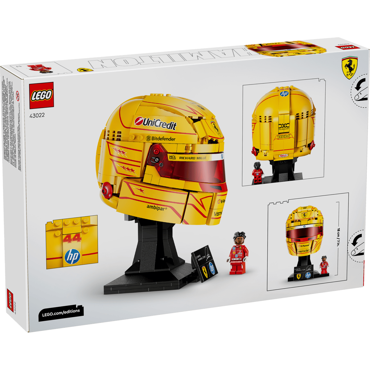 LEGO Scuderia Ferrari HP: Casco de Lewis Hamilton