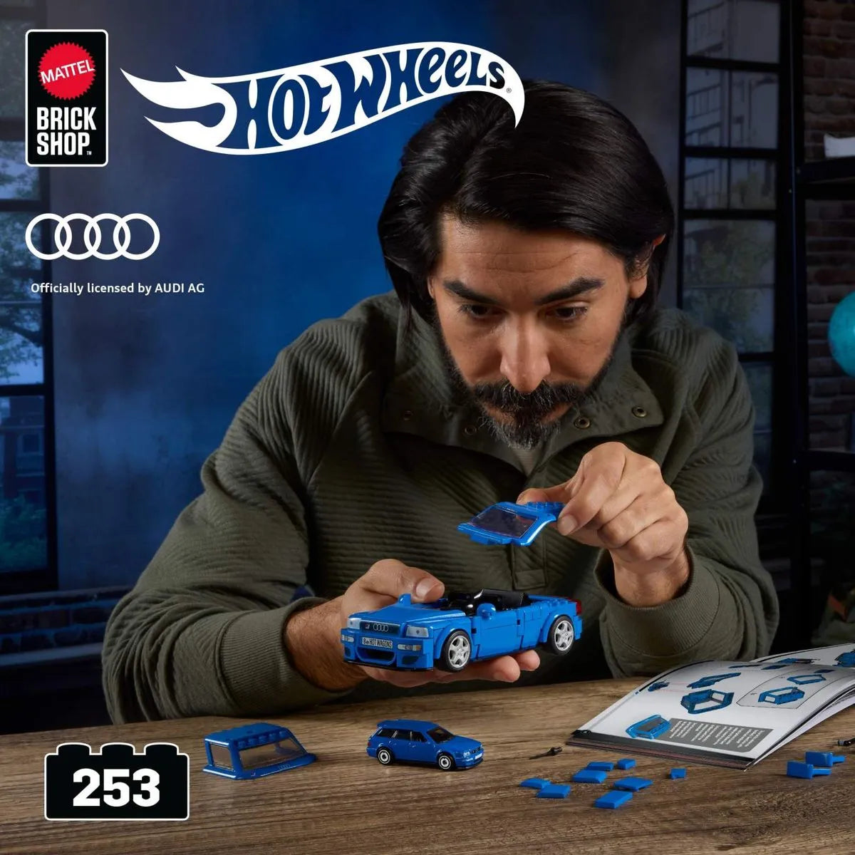 Auto construcción Audi Avant RS2 Mattel JGR28