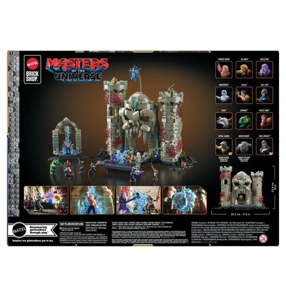 Mattel Brick Shop Batalla del Castillo de Grayskull – Masters of the Universe