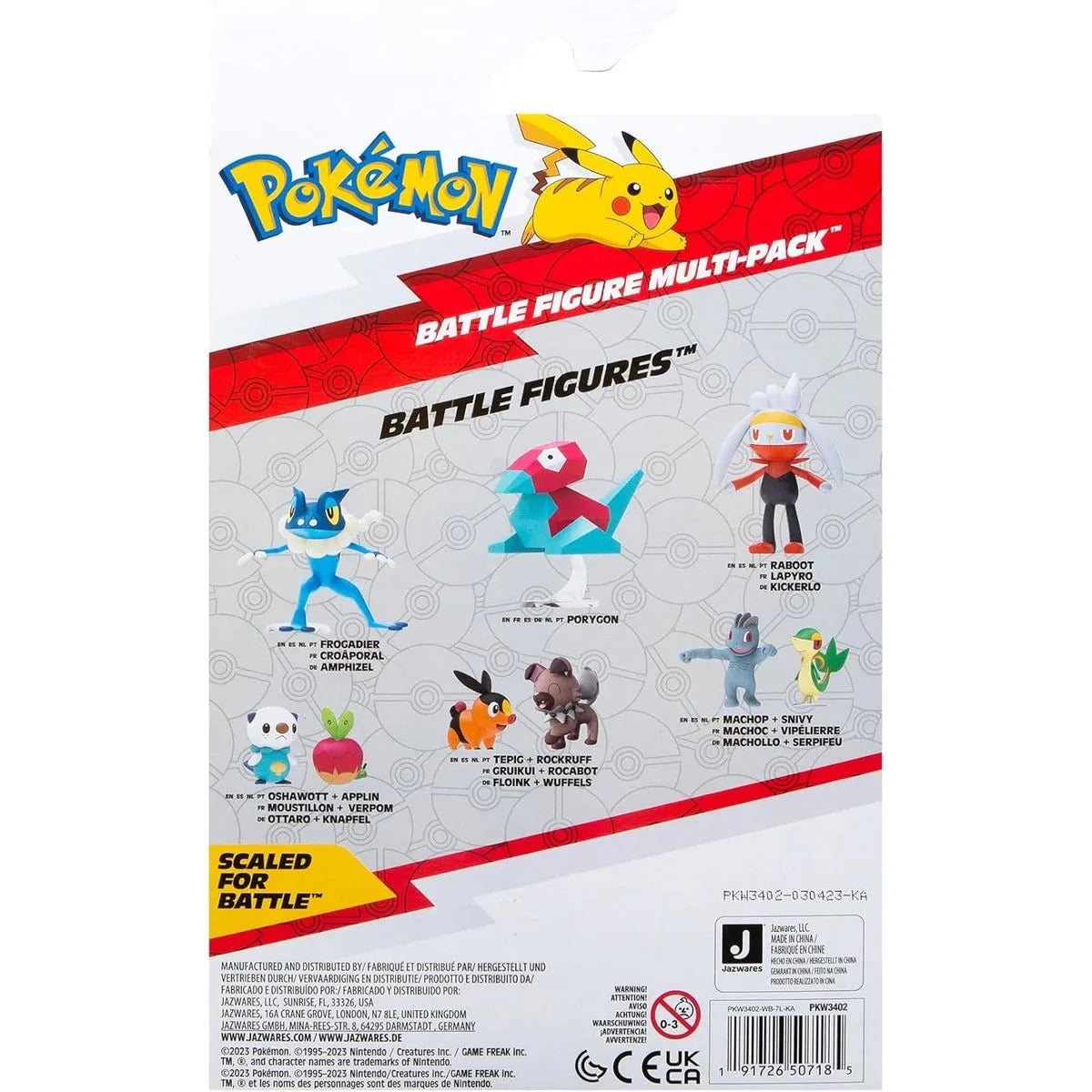 Pokémon Battle Figure First Partner – Set de Figuras