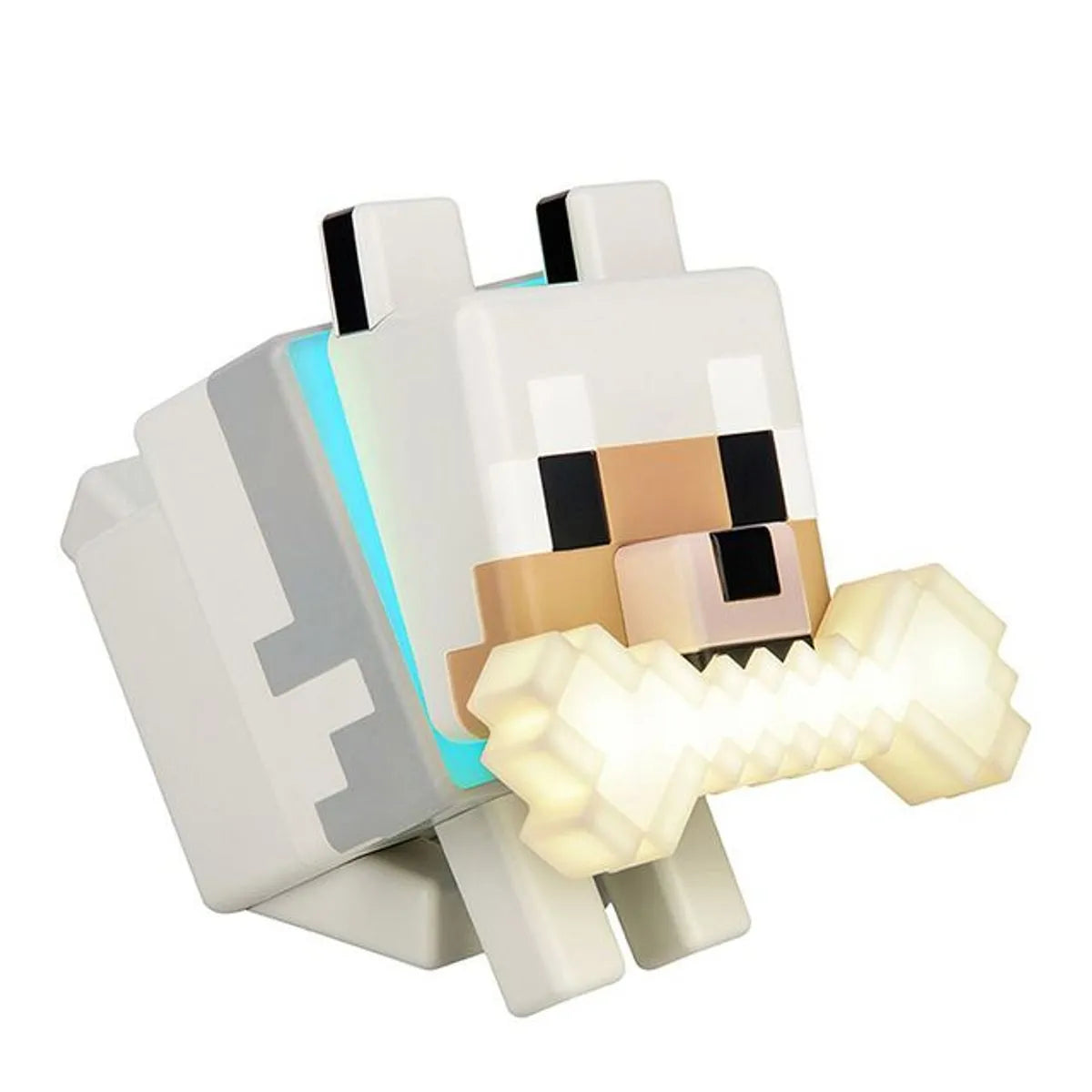 Lámpara Minecraft Lobo GloBuddies – Luz Nocturna con Cambio de Color