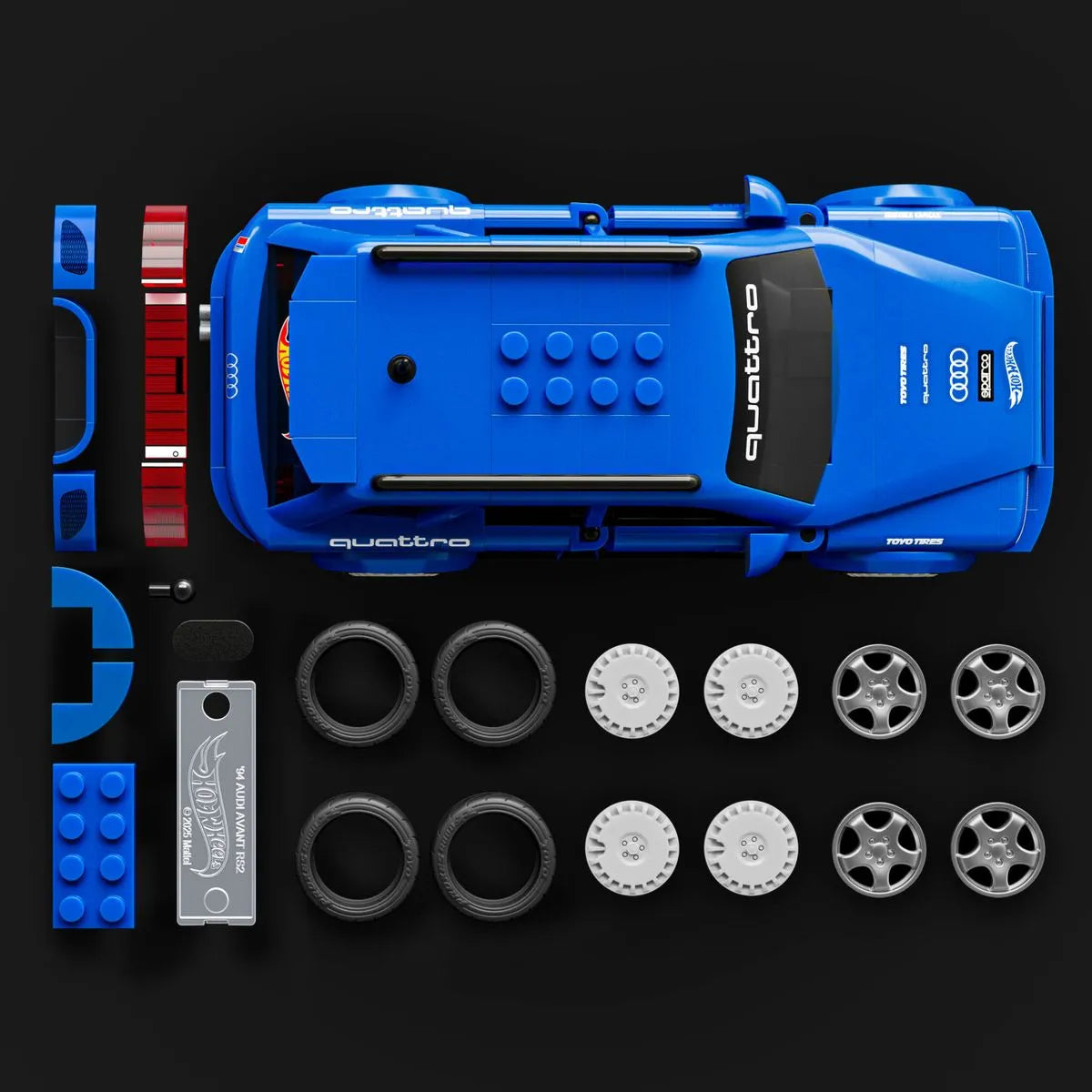 Auto construcción Audi Avant RS2 Mattel JGR28