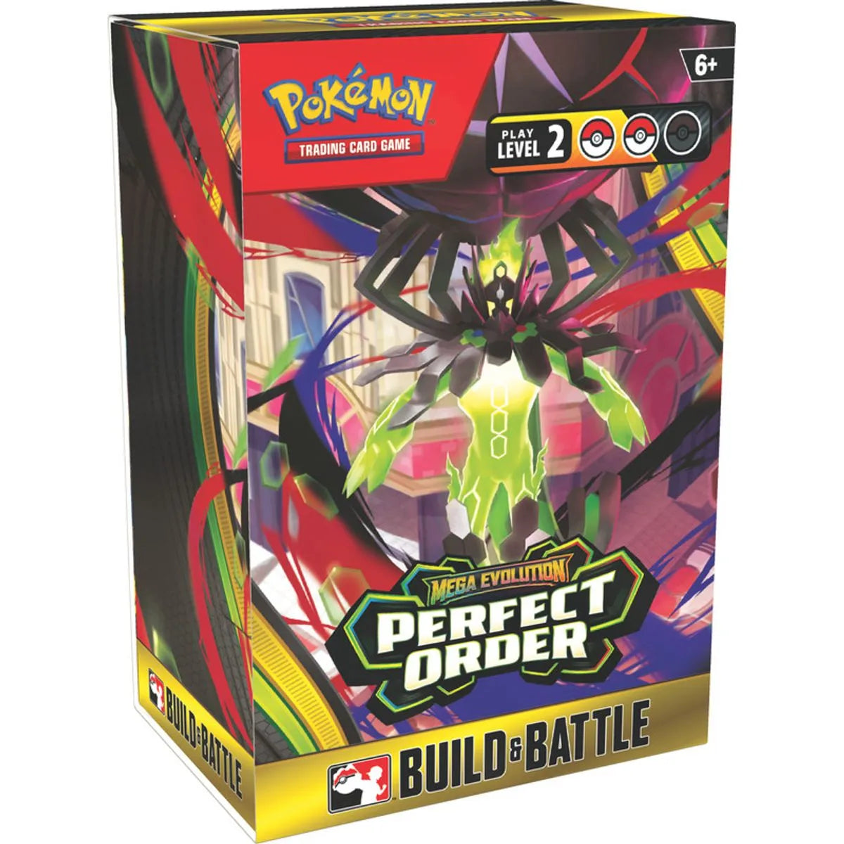 Pokémon TCG Mega Evolution: Perfect Order – Build & Battle Box en Inglés