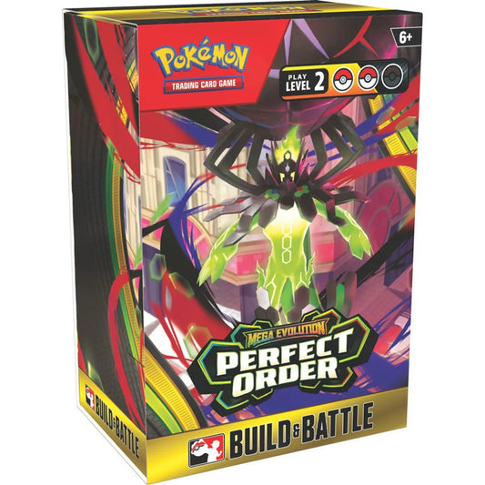 Pokémon TCG Mega Evolution: Perfect Order – Build & Battle Box en Inglés