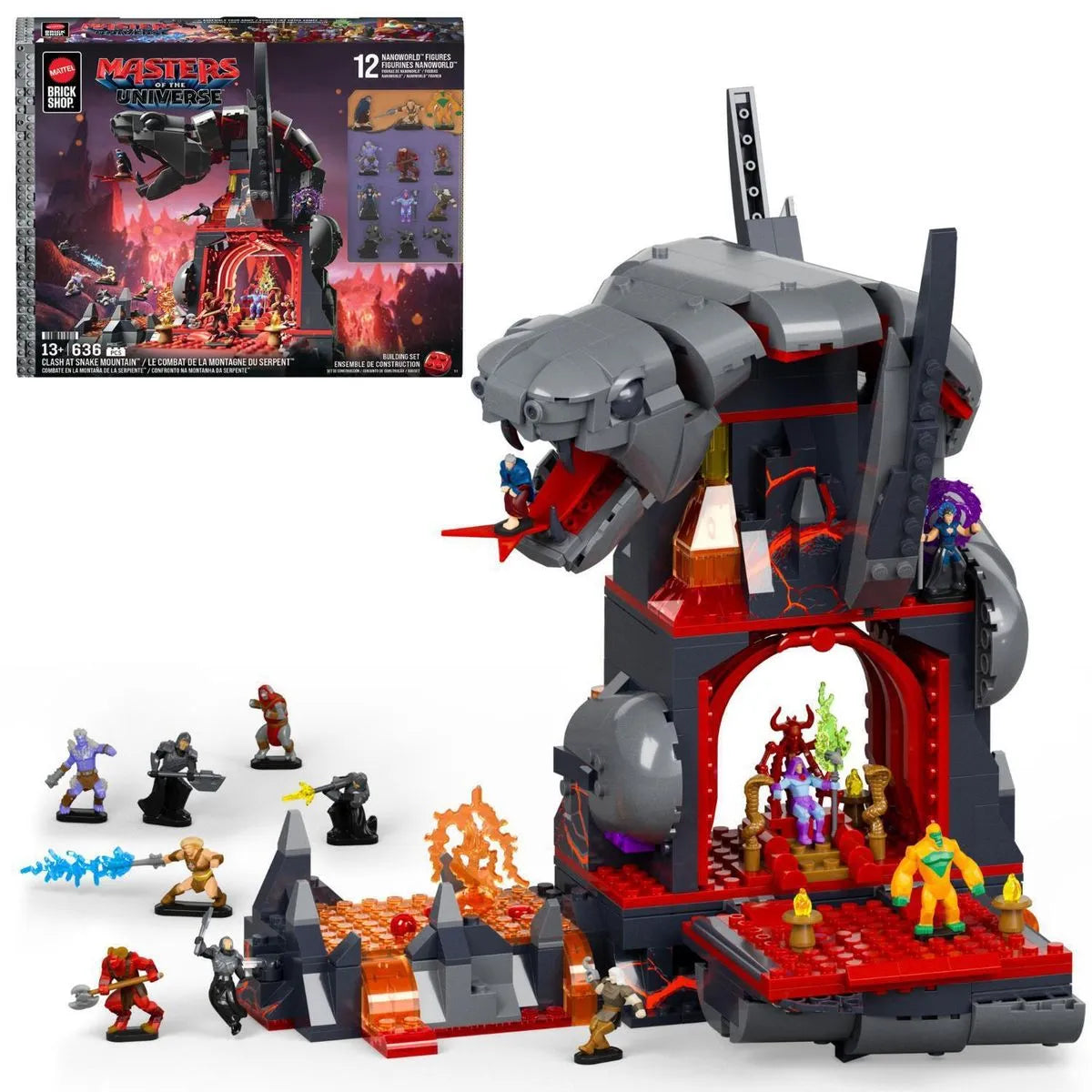 Mattel Brick Shop Montaña de la Serpiente – Masters of the Universe