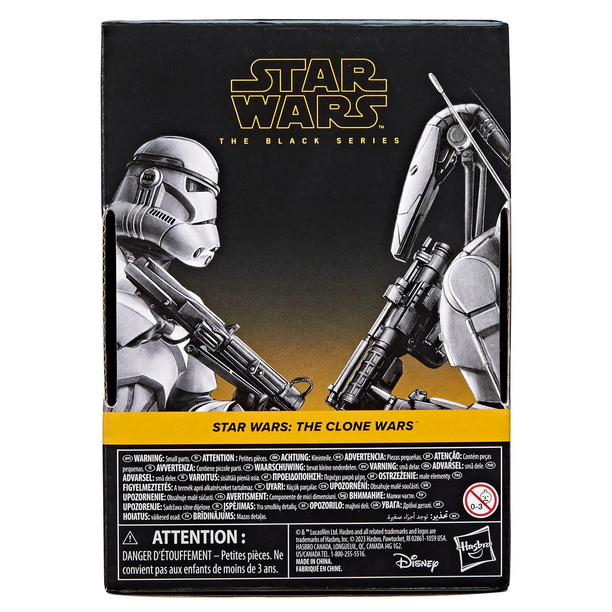 Hasbro Star Wars The Black Series Clone Trooper y Battle