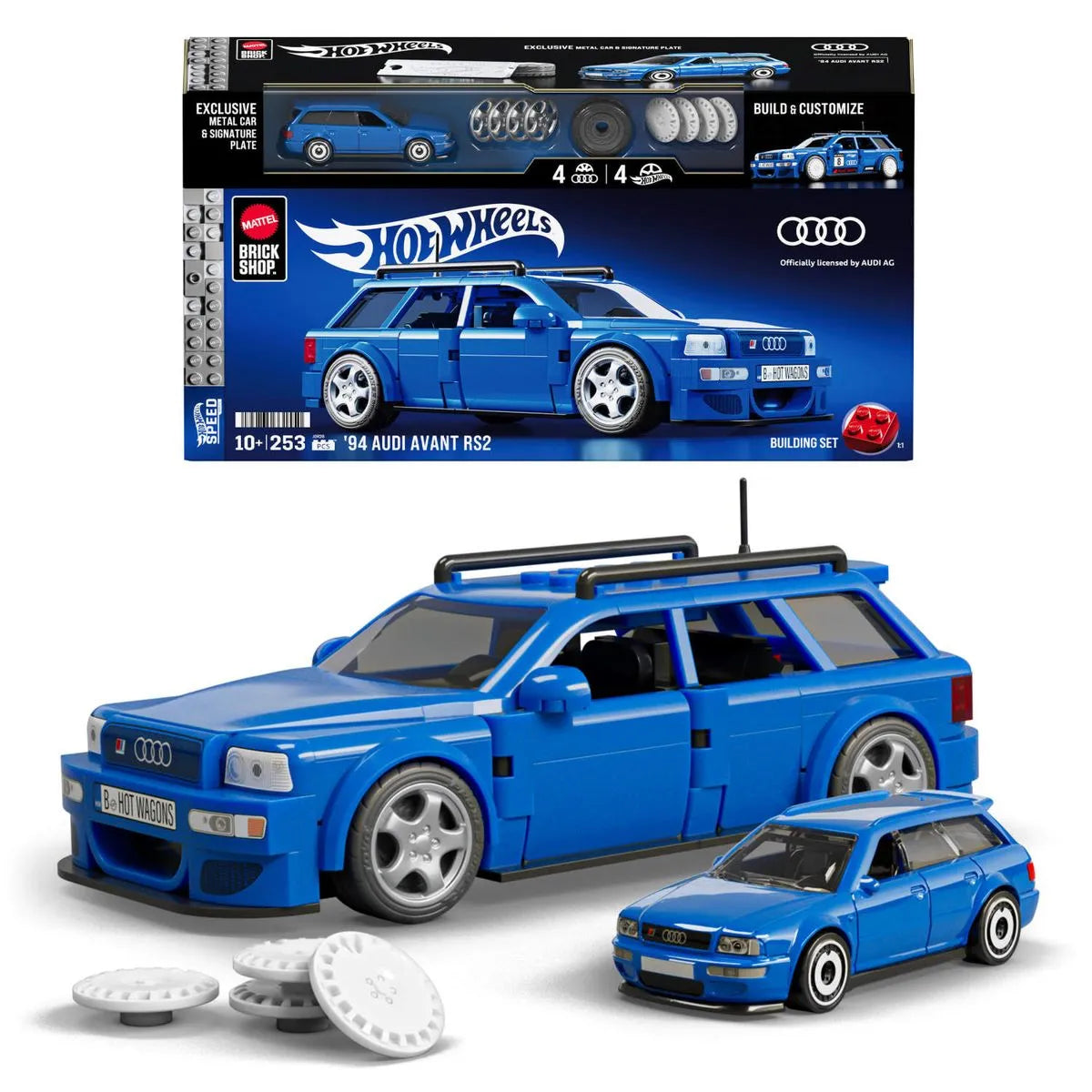 Auto construcción Audi Avant RS2 Mattel JGR28