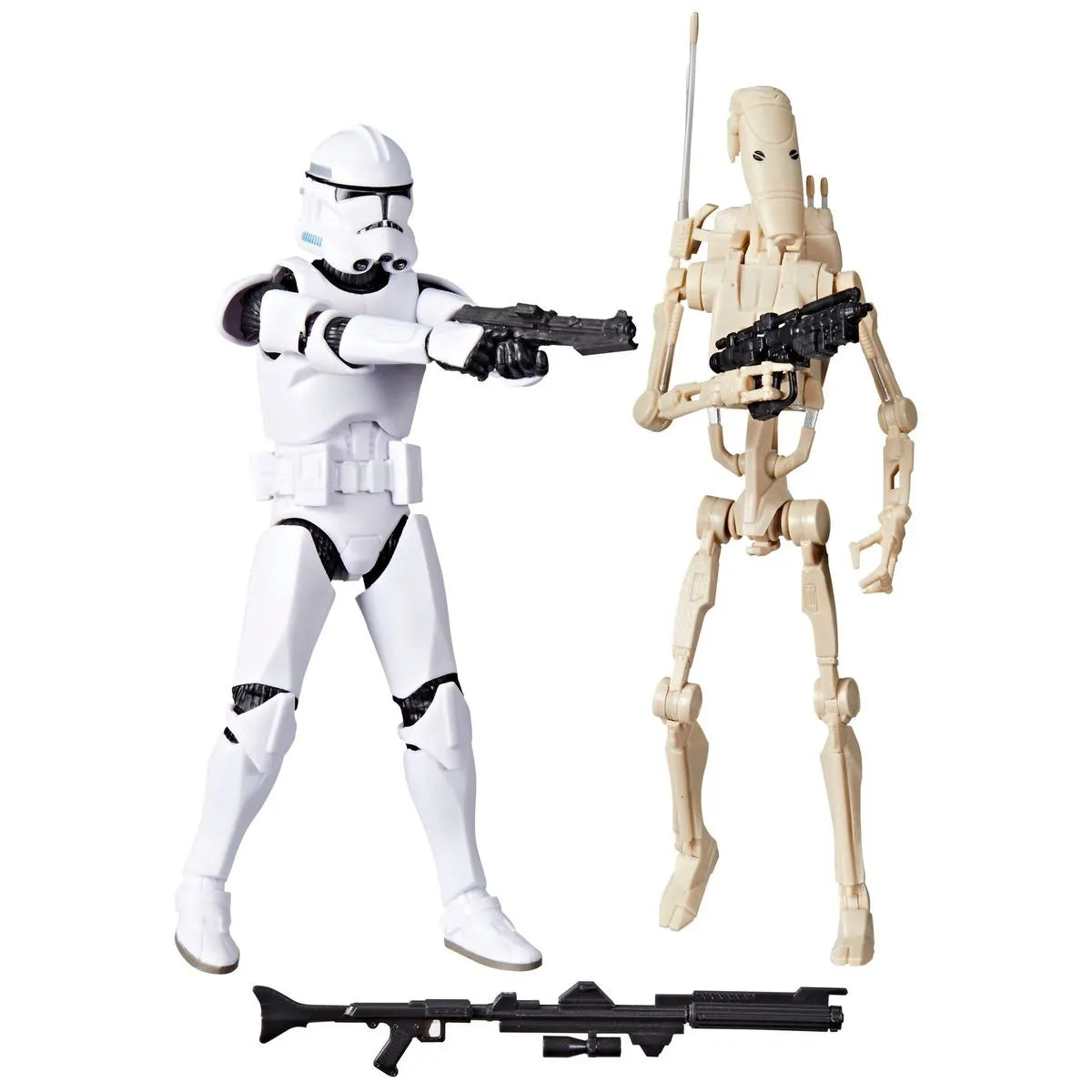 Hasbro Star Wars The Black Series Clone Trooper y Battle