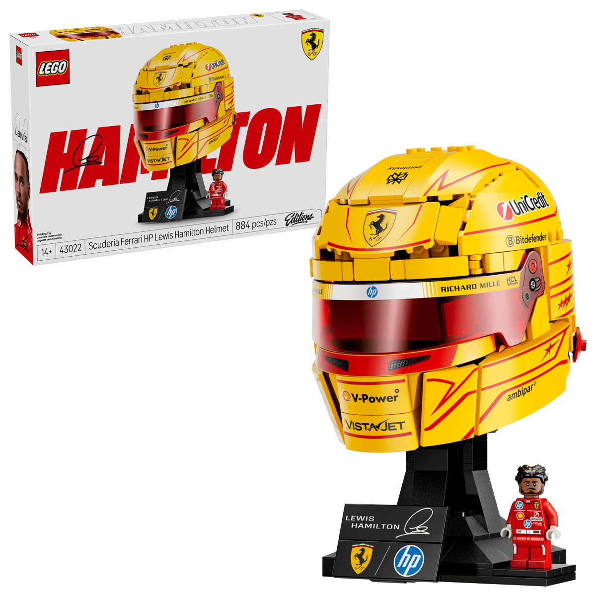 LEGO Scuderia Ferrari HP: Casco de Lewis Hamilton