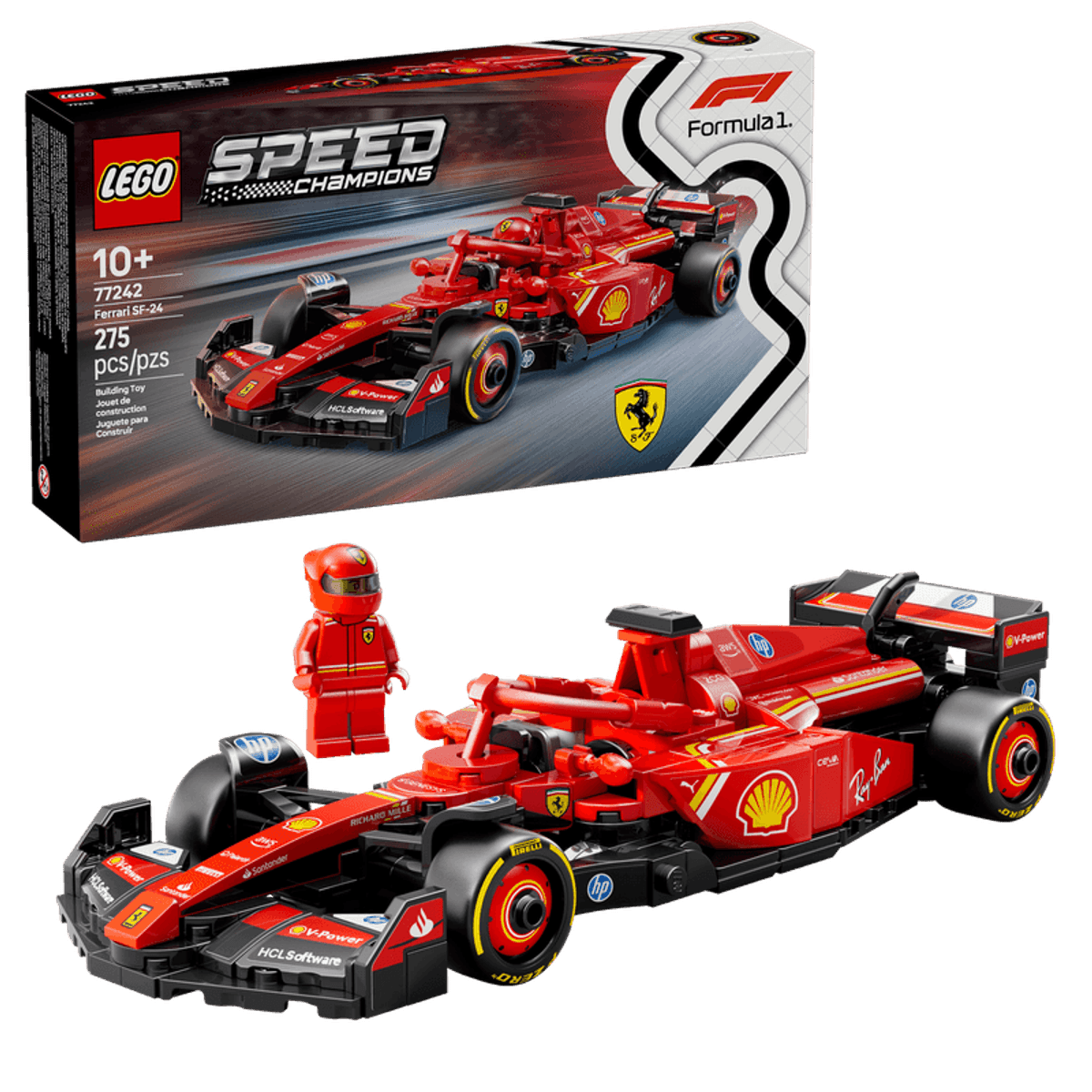 LEGO Speed Champions Auto de Carreras Ferrari SF-24 F1®