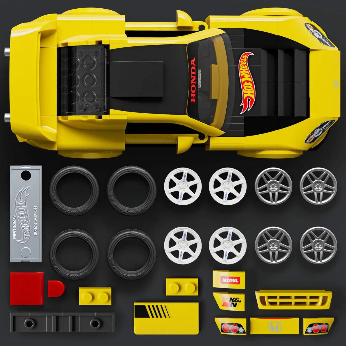 Mattel Brick Shop Hot Wheels Honda S2000 2007 – Auto de Construcción Escala 1:32