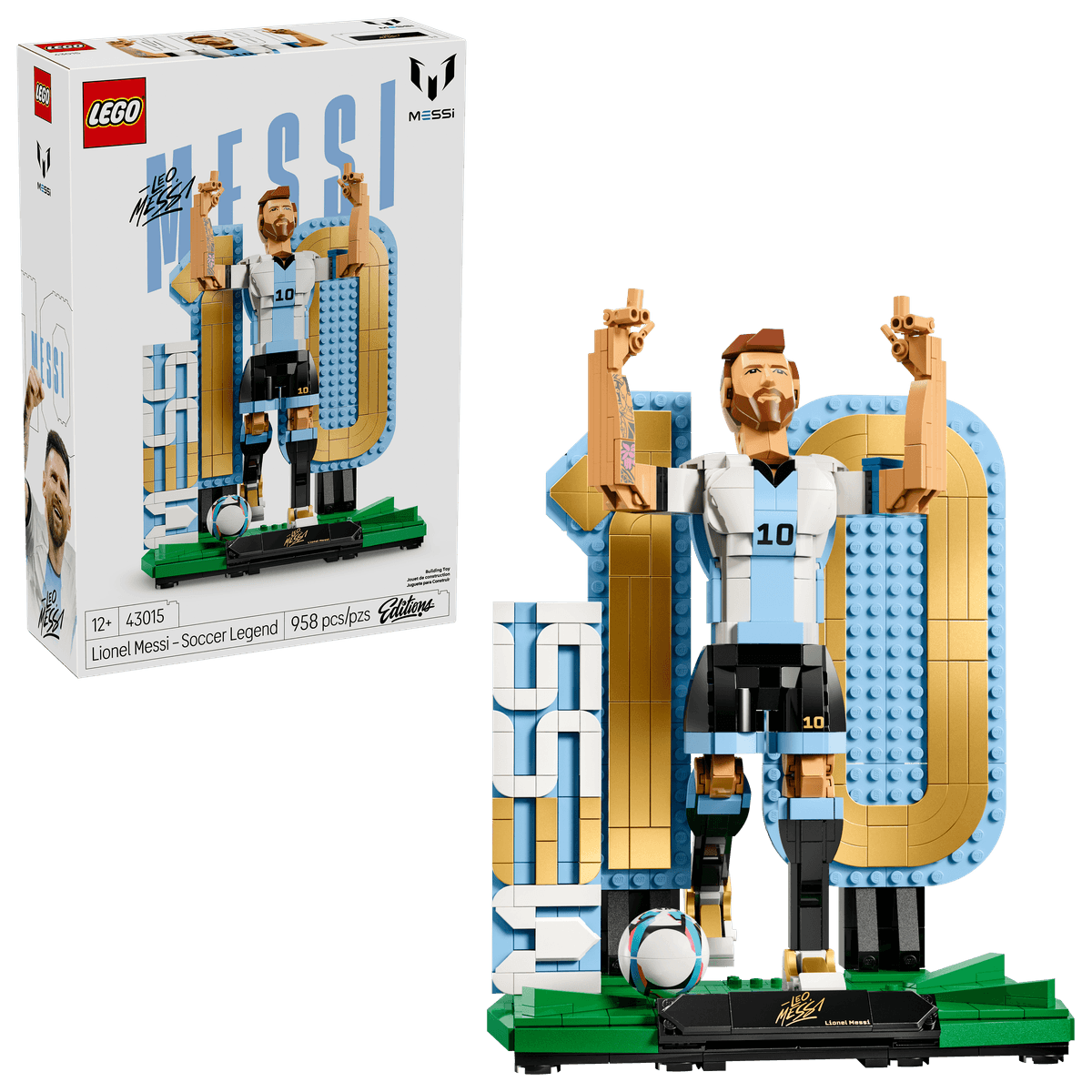 LEGO Editions Sports Lionel Messi: Leyenda del Futbol