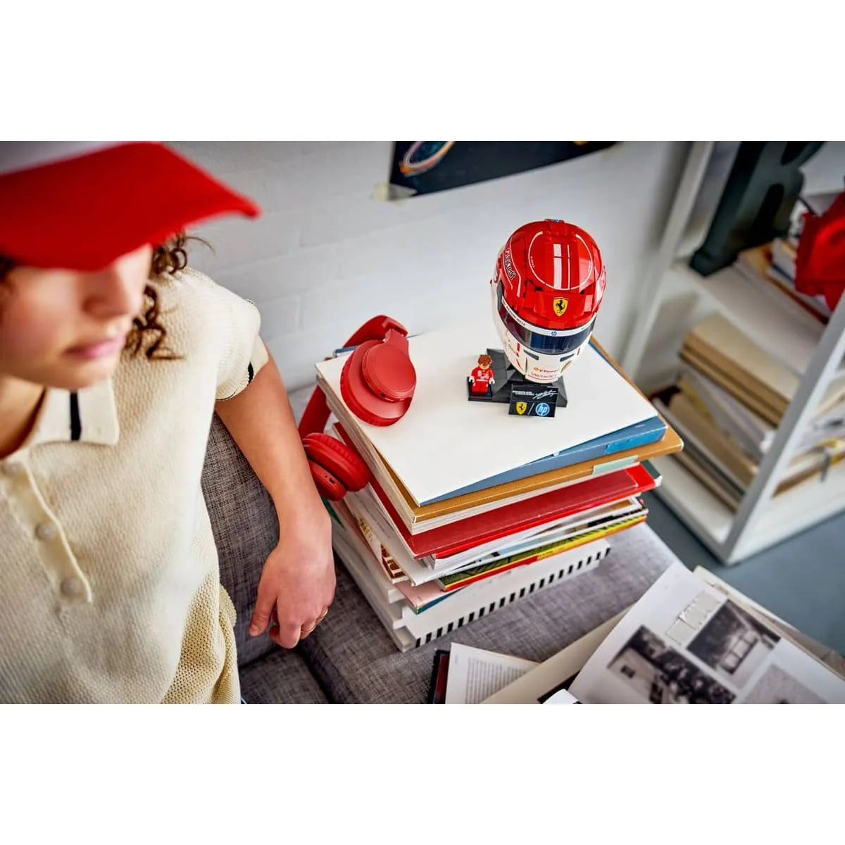 LEGO Scuderia Ferrari HP: Casco de Charles Leclerc