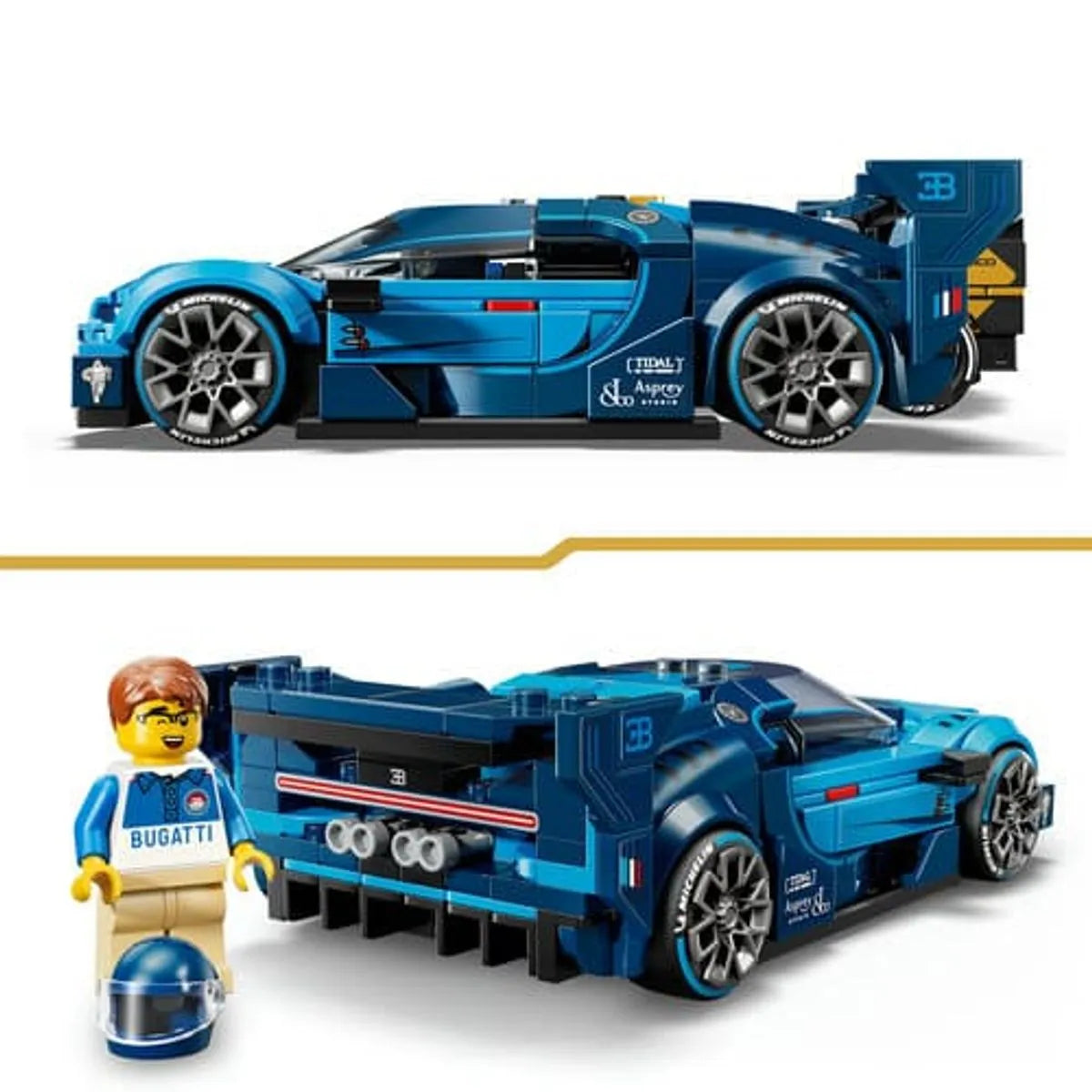 LEGO Speed Champions Coche Hiperdeportivo Bugatti Vision Gran Turismo