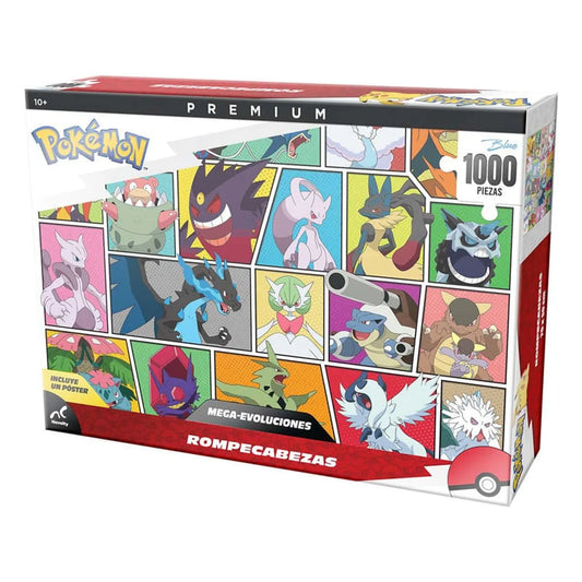 Rompecabezas Premium Pokémon Mega Evoluciones – 1000 Piezas