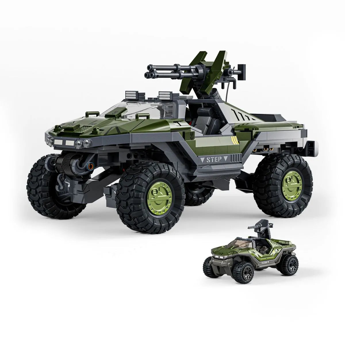 PREVENTA Mattel Brick Shop Elite Halo UNSC M12 Warthog – Escala 1:22