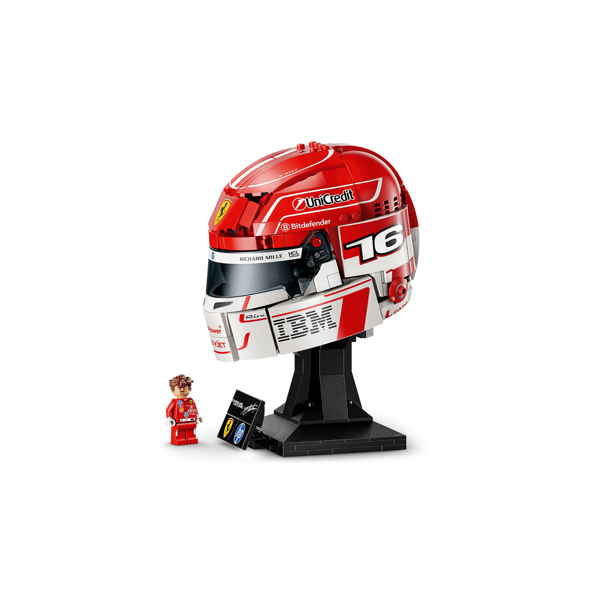 LEGO Scuderia Ferrari HP: Casco de Charles Leclerc