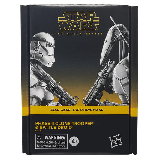 Hasbro Star Wars The Black Series Clone Trooper y Battle