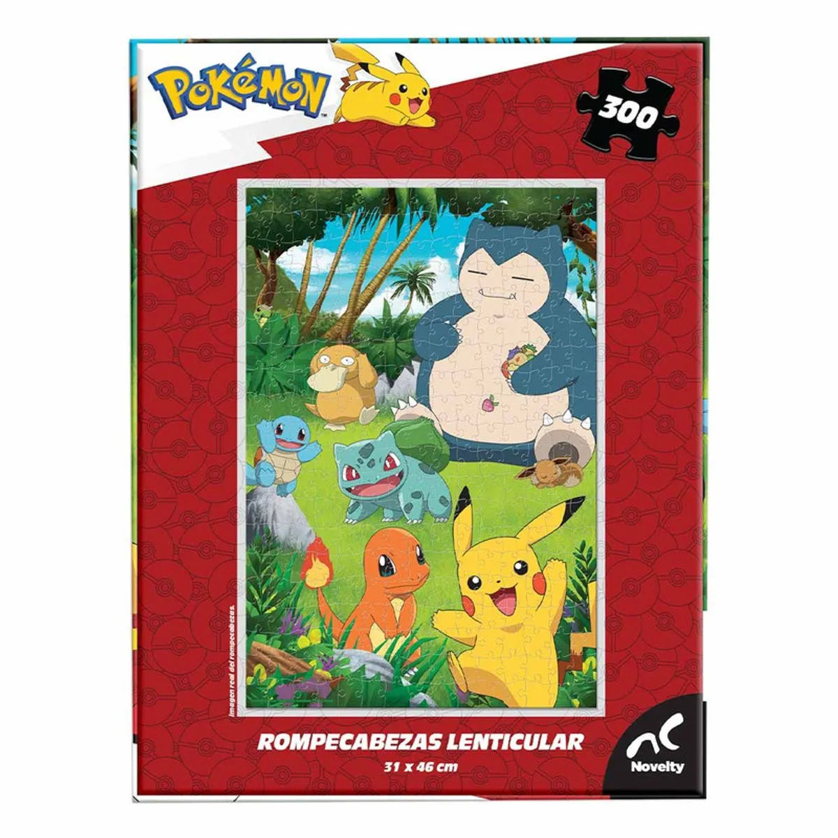 Rompecabezas Lenticular Pokémon Clásico – 300 Piezas