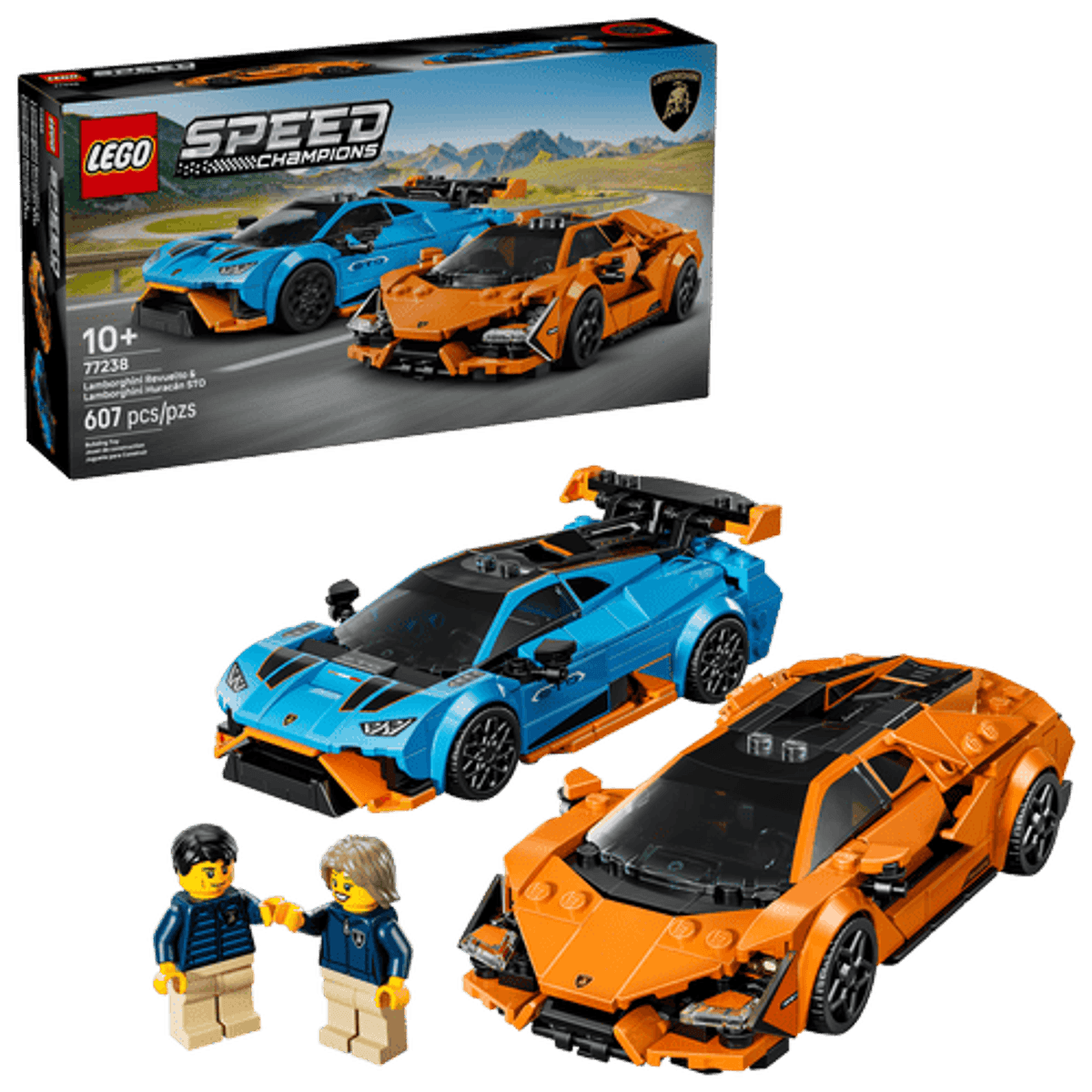 LEGO Speed Champions Lamborghini Revuelto y Huracán STO