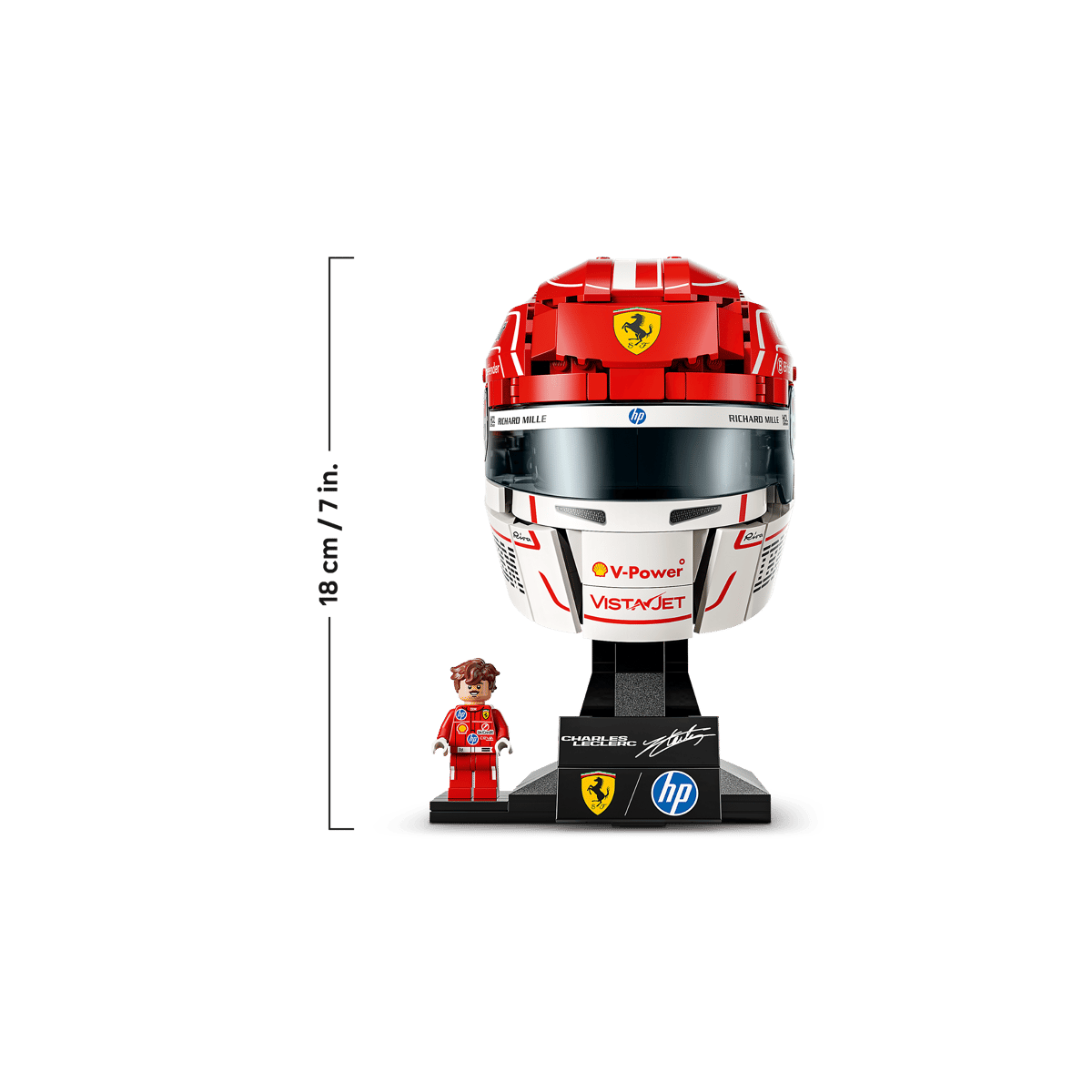 LEGO Scuderia Ferrari HP: Casco de Charles Leclerc