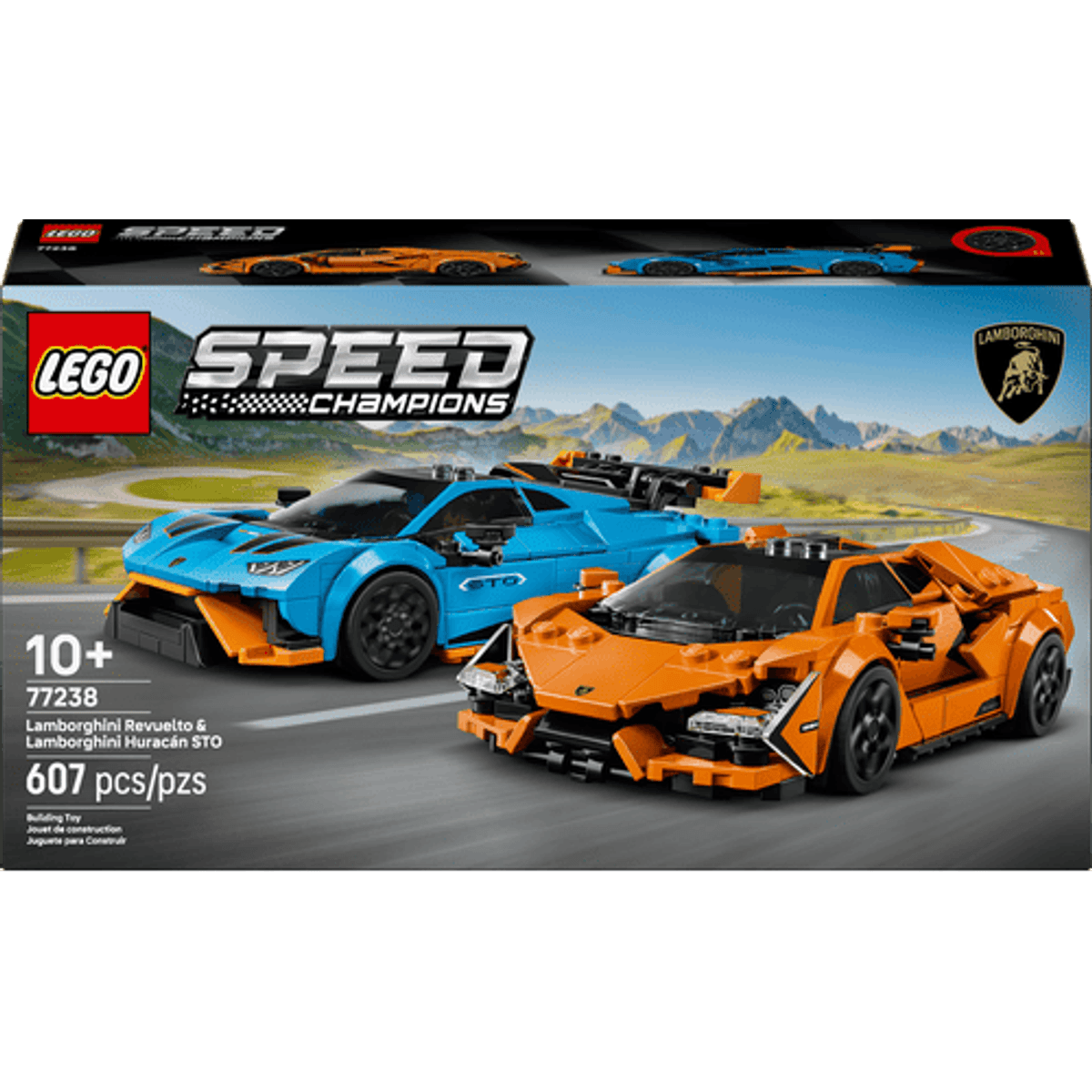 LEGO Speed Champions Lamborghini Revuelto y Huracán STO