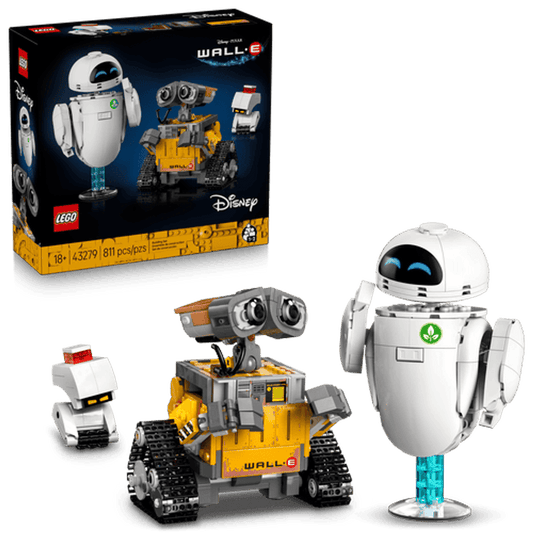 LEGO Disney Pixar WALL-E y EVE – Set para Adultos de 811 Piezas