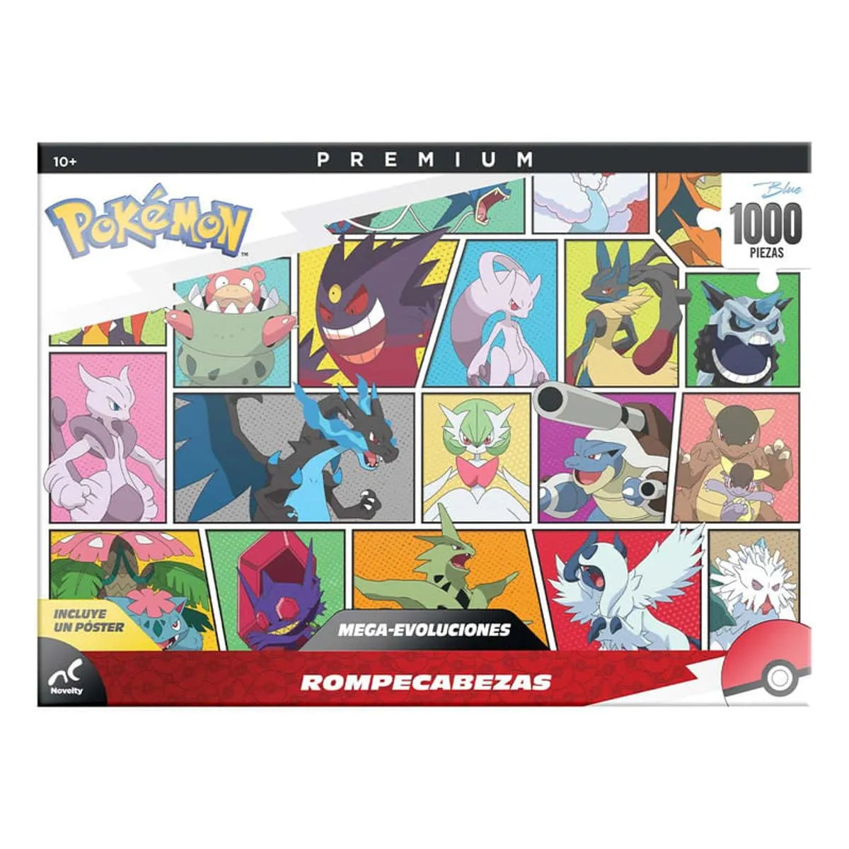 Rompecabezas Premium Pokémon Mega Evoluciones – 1000 Piezas