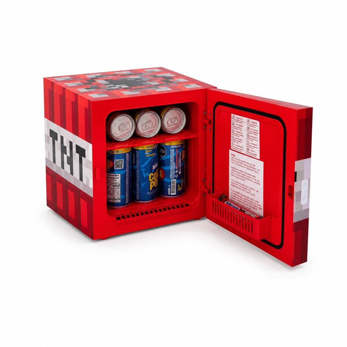 Mini Heladera TNT Minecraft – Luces LED 6,7 L