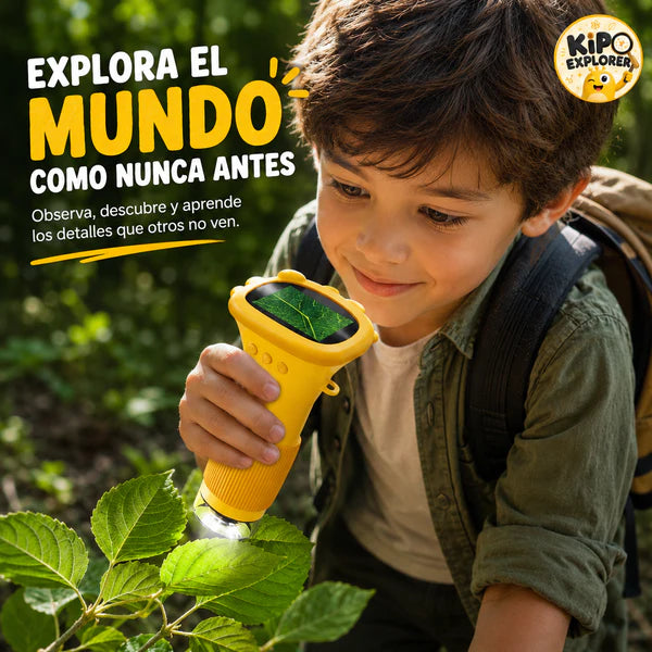 KipoExplorer Microscopio Digital para explorar la naturaleza